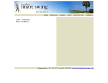 Tablet Screenshot of carolinasmartswing.com